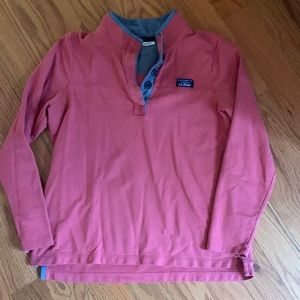 LL bean 1/4 button up sweatshirt